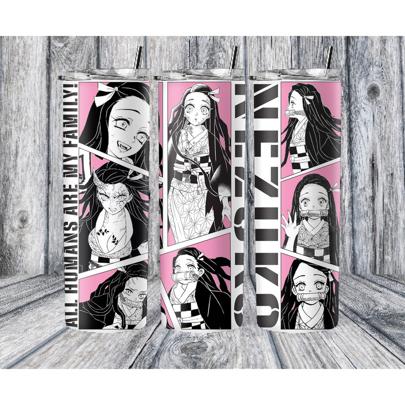 Kisame Naruto Anime Samehada Tumbler, Naruto Anime Skinny Tumbler, Naruto Manga 20oz Skinny Tumbler, Naruto Tumbler.png