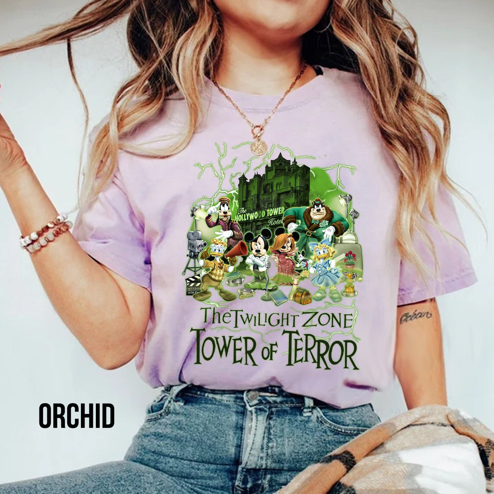 The Twilight Zone Tower Of Terror Shirt, Tower of Terror Ride Shirt, Mickeys Not So Scary, Disney Halloween Shirt, Comfort Color Shirt - 1.jpg