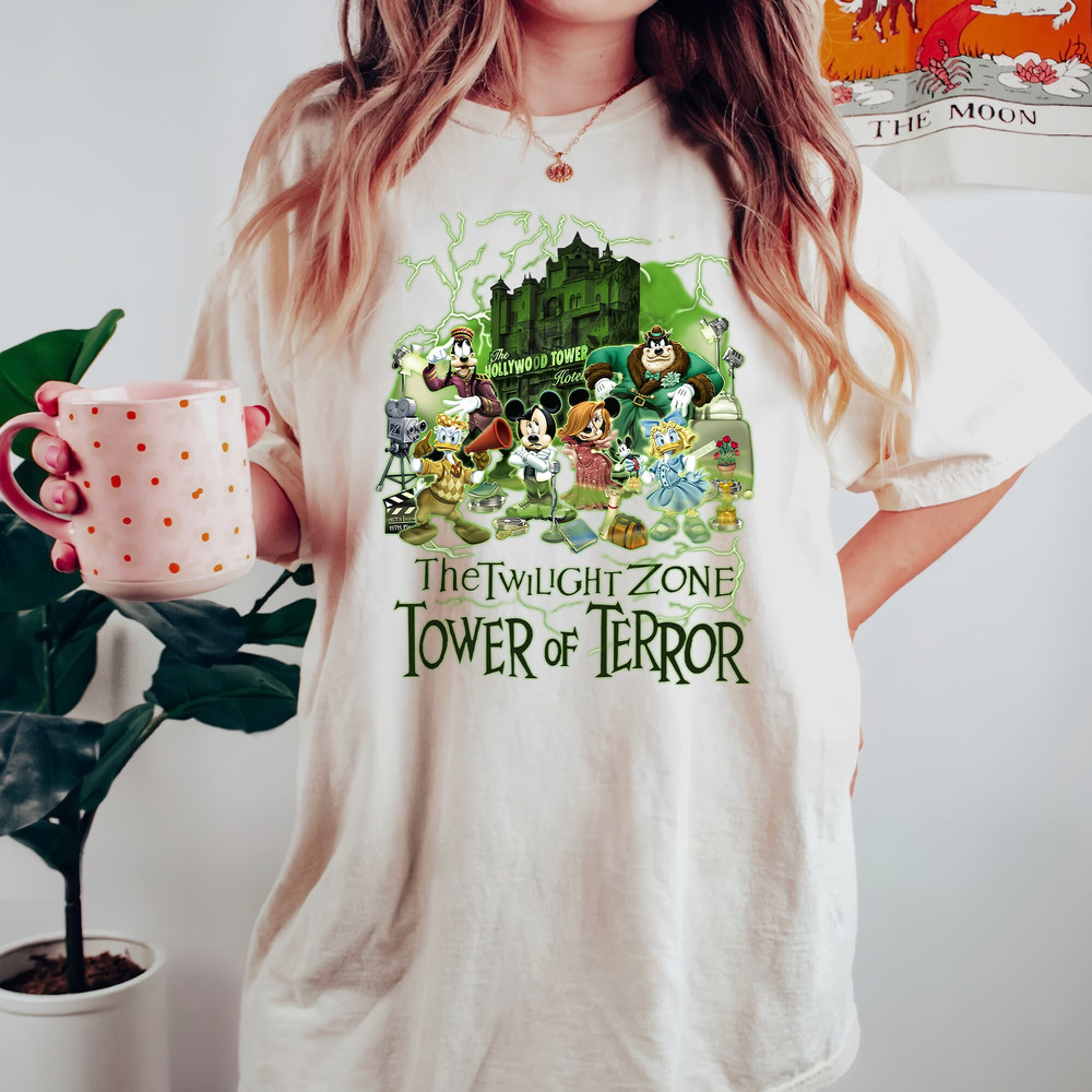 The Twilight Zone Tower Of Terror Shirt, Tower of Terror Ride Shirt, Mickeys Not So Scary, Disney Halloween Shirt, Comfort Color Shirt - 2.jpg