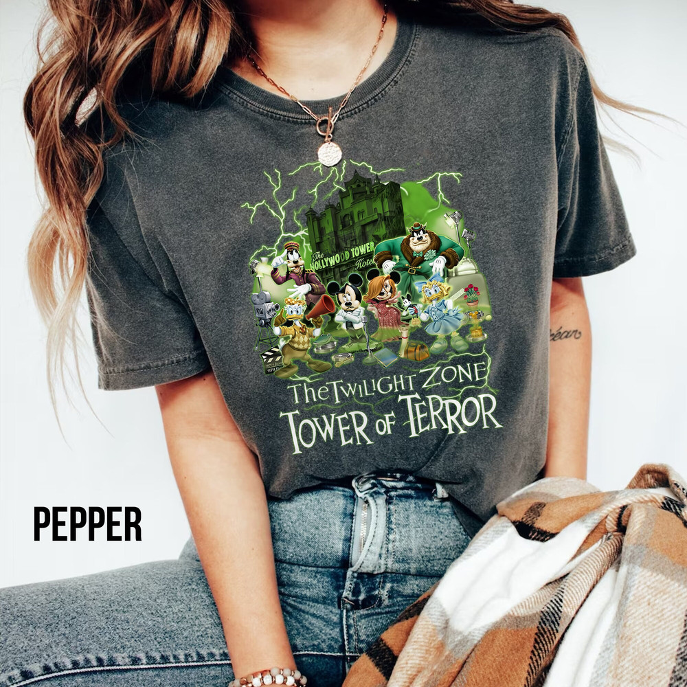 The Twilight Zone Tower Of Terror Shirt, Tower of Terror Ride Shirt, Mickeys Not So Scary, Disney Halloween Shirt, Comfort Color Shirt - 3.jpg