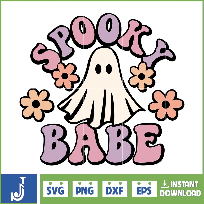Retro Halloween, Retro Halloween png, Groovy Halloween Sublimation Designs, Hippie Halloween png, Spooky Babe png, Ghouls Sublimation (9).jpg