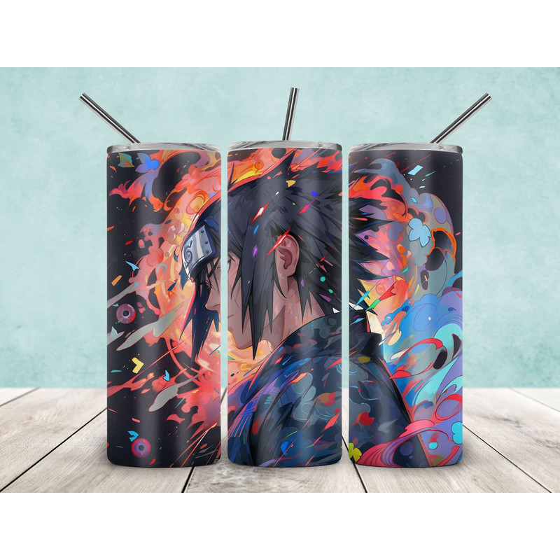 Sakura Naruto Anime Growth Tumbler, Naruto Anime Skinny Tumbler, Naruto Manga 20oz Skinny Tumbler, Naruto Tumbler.png