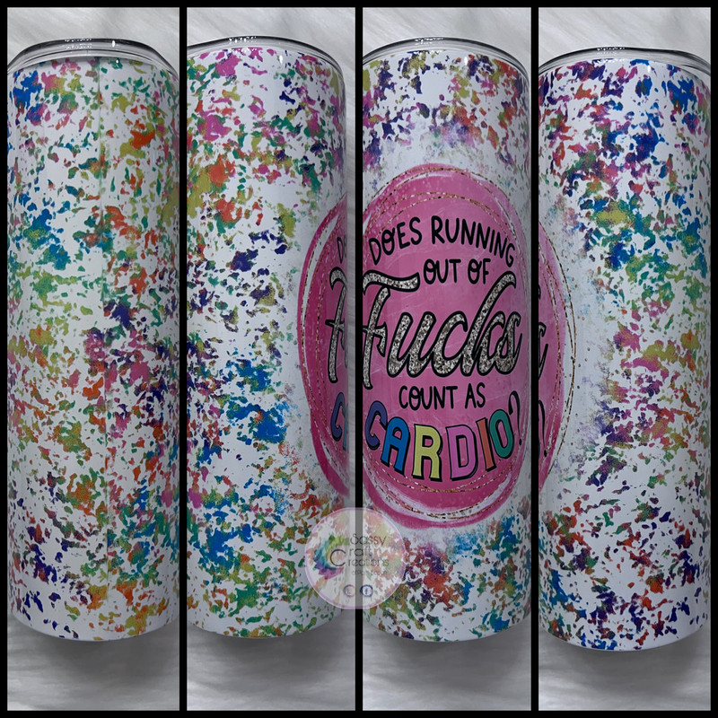 Does Running Out of Fucks Count as Cardio Tumbler - Tumblers.jpg