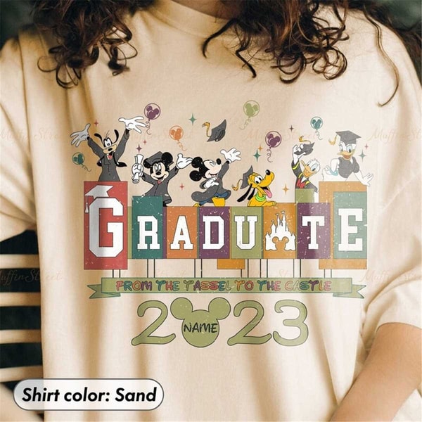 Personalized Disney Graduate Shirt, Disney Senior Shirt, Fro
