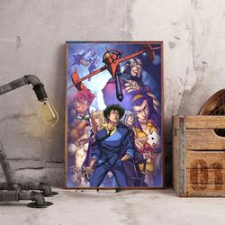anime poster, cowboy bebop poster, wall art, wall decor, prints, home decor, spike's last stand