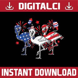 red white blue flamingo 4th of july patriot us america flag png, flamingo 4th july, july 4th flamingo png,  independence