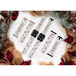 mickey and friends christmas watch bands, magic kingdom, walt disney world merch, disneyworld, disneyland, best gift for