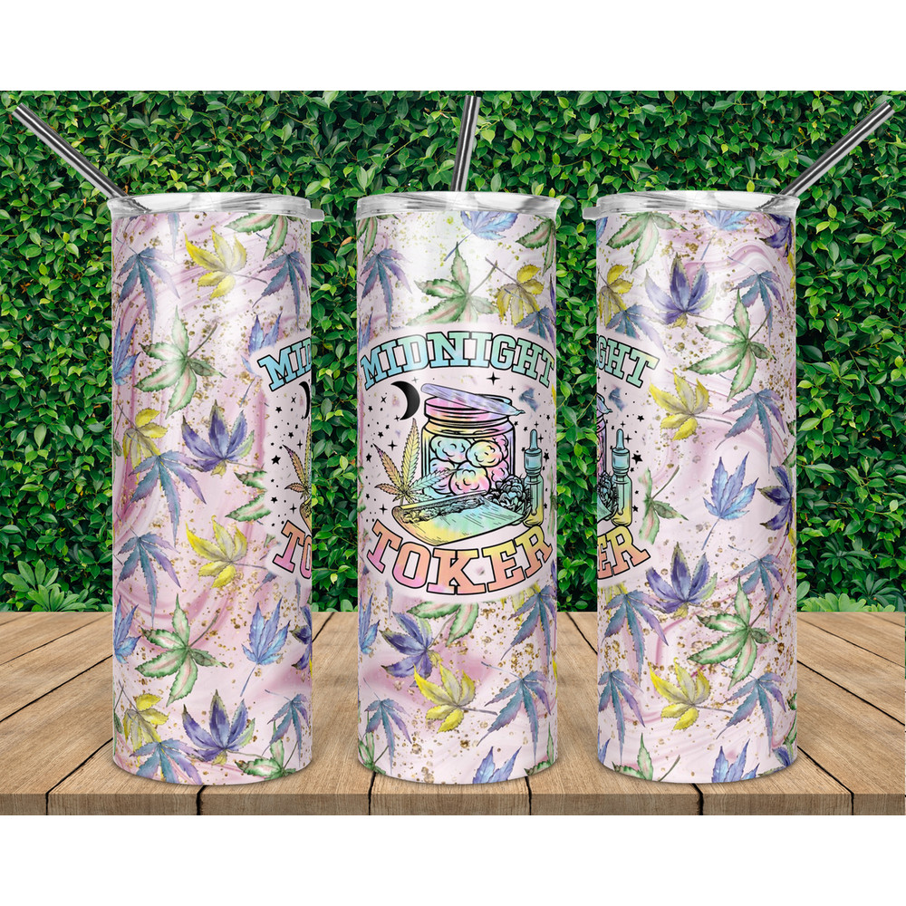 Midnight Toker Cannabis Tumbler Weed Tumbler - Tumblers.png