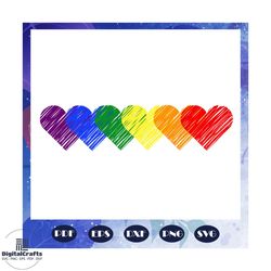 heart lgbt, rainbow heart svg, lgbt svg, lesbian gift, lgbt shirt, lgbt pride, gay pride svg, lesbian gifts, lesbian lov