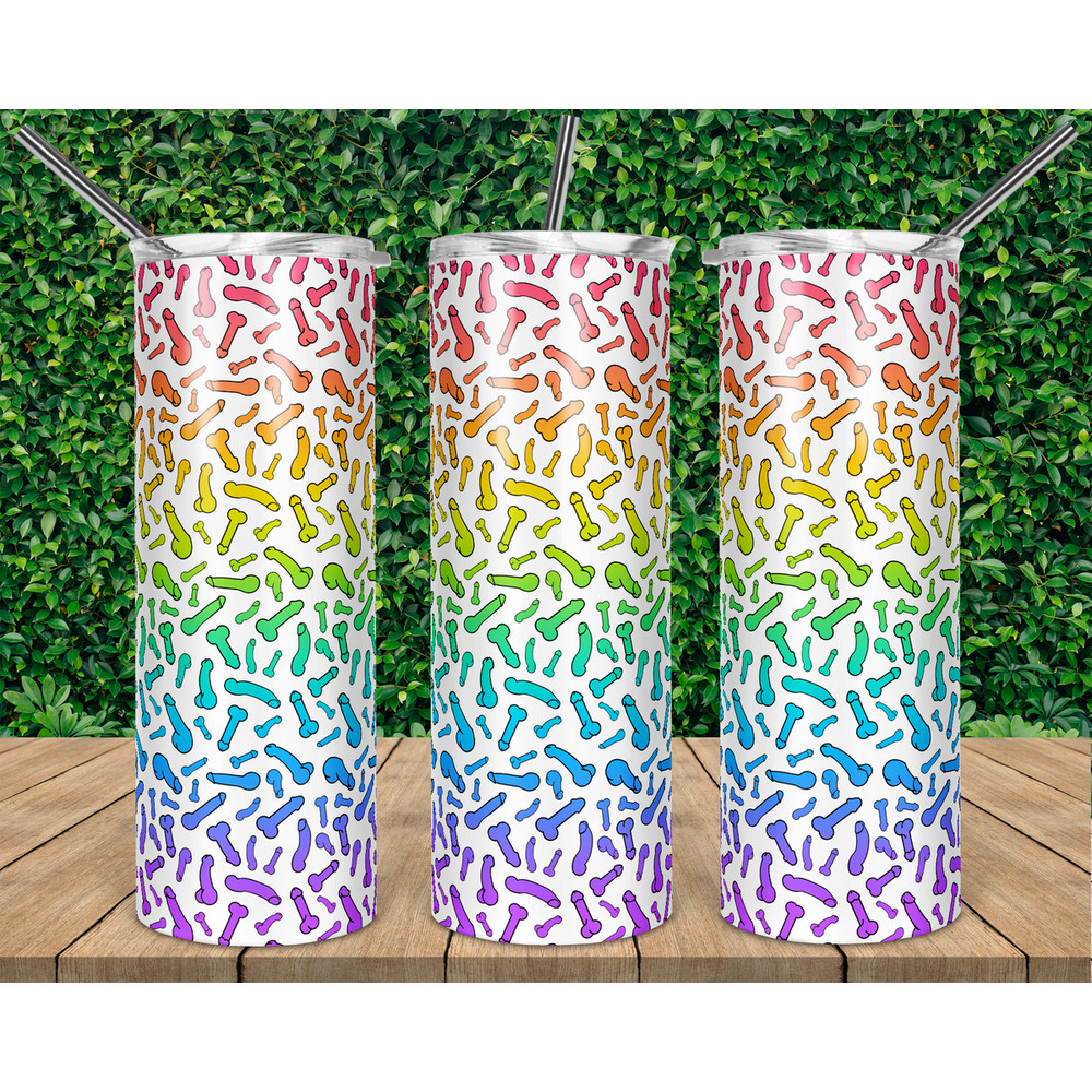 Penis Pastel Rainbow Tumbler - Tumblers.png