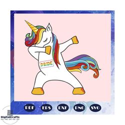 dabbing unicorn lgbt pride, unicorn svg, unicorn birthday, unicorn party, unicorn clipart, unicorn lover svg, unicorn lo