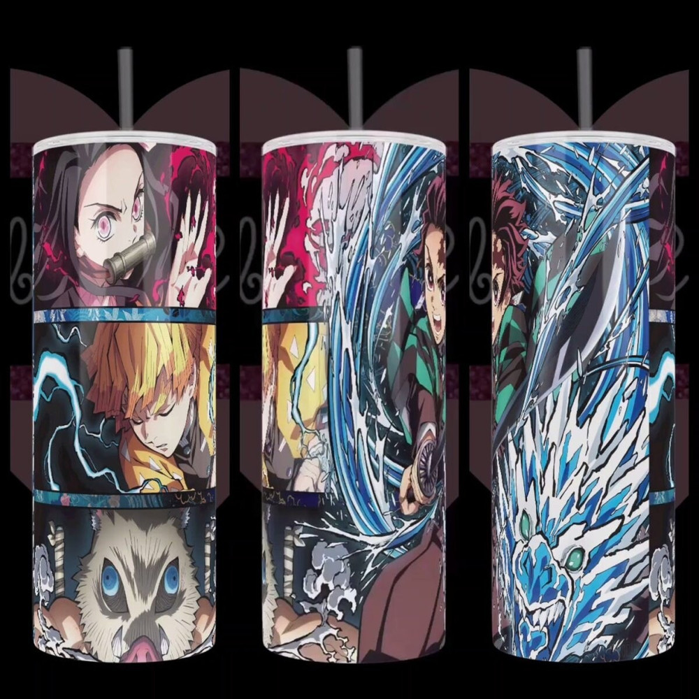 Demon Slayer Tumbler,Demon Slayer Skinny Tumbler,Demon Slayer 20oz Skinny Tumbler,Beast Demon Slayer Breathing Tumbler.png