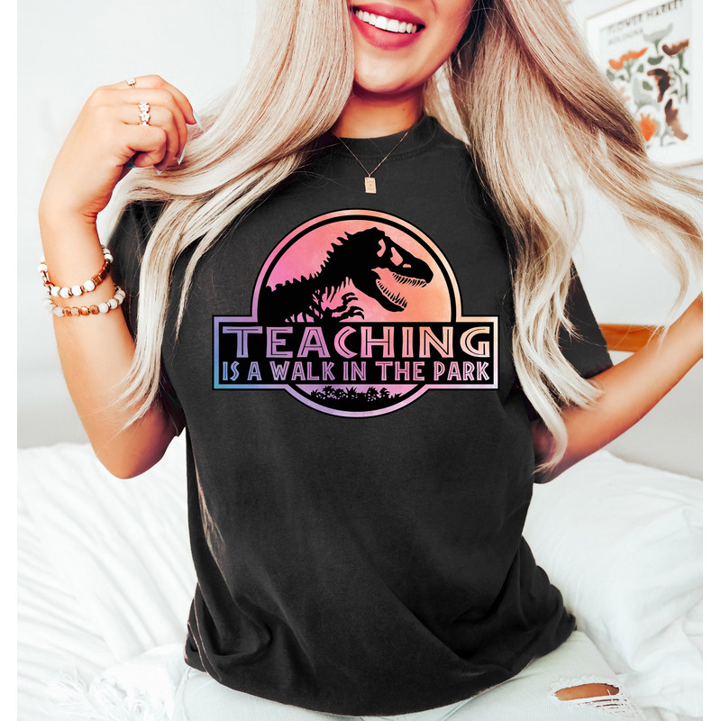 Teaching is a Walk in the Park, Field Trip Shirts for Teachers, Teacher Shirt, Kindergarten Teacher Tee, Teacher Appreciation, Teacher Tee - 1.jpg