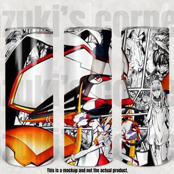 demon slayer tumbler,demon slayer skinny tumbler,demon slayer 20oz skinny tumbler,demonic demon slayer bloodline tumbler