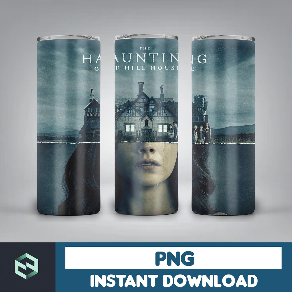 Horror Movie 20 Oz Skinny Tumbler Png, Halloween Tumbler PNG, Horror Tumbler Wrap, Tumbler StraightTapered Wrap Png (1).jpg