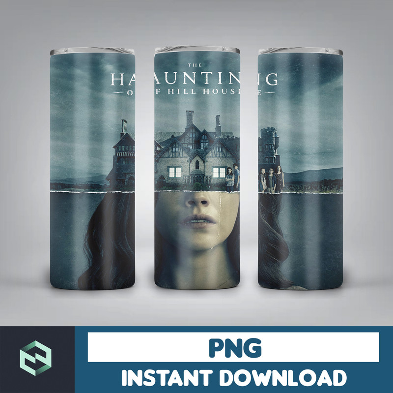 Horror Movie 20 Oz Skinny Tumbler Png, Halloween Tumbler PNG, Horror Tumbler Wrap, Tumbler StraightTapered Wrap Png (1).jpg