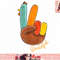 Peace Love Turkey Grateful Turkey Hand Sign Thanksgiving png, instant download.jpg