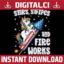 4th of july unicorn american flag patriotic girls fireworks png, 4th of july png, independence day png, usa unicorn png,