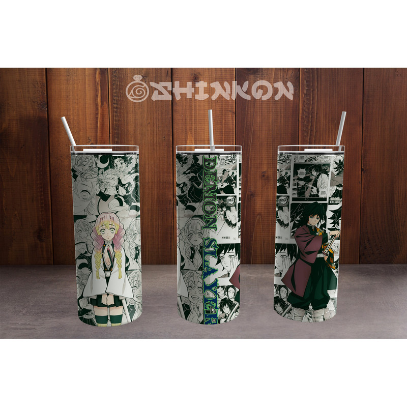 Demon Slayer Tumbler,Demon Slayer Skinny Tumbler,Demon Slayer 20oz Skinny Tumbler,Nezuko Demon Slayer Curse Tumbler.png