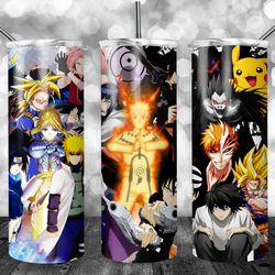 demon slayer tumbler,demon slayer skinny tumbler,demon slayer 20oz skinny tumbler,zenitsu demon slayer agatsuma tumbler