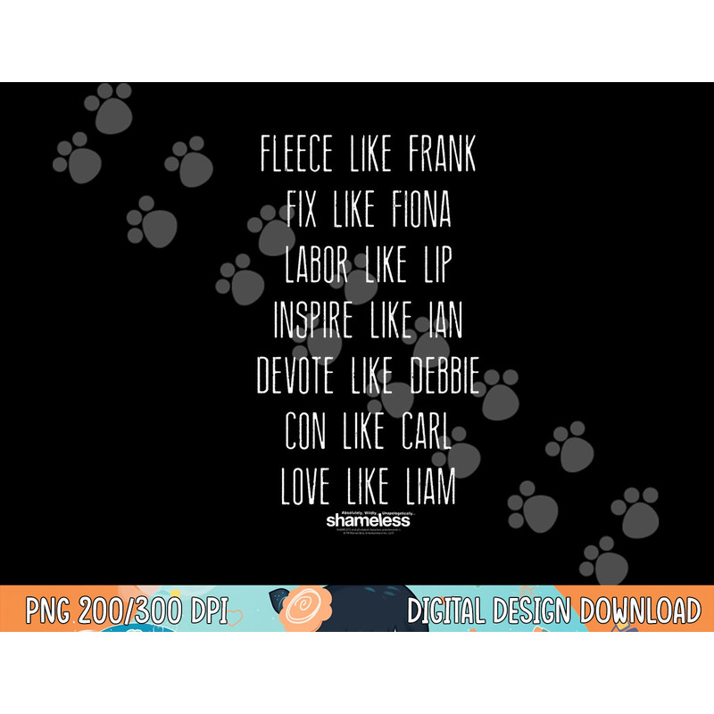 Shameless Family Fued png, sublimation .jpg