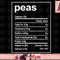 Peas Nutrition Facts Thanksgiving Men Women Christmas Peas png, instant download.jpg