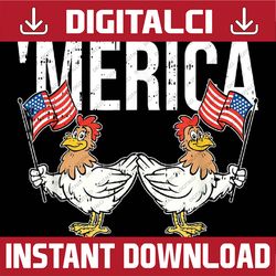 merica 4th of july vintage chicken american flag patriotic png, american chickens fourth of july png, 4th of july americ
