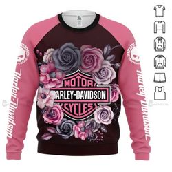 Harley Davidson Beautiful 3D All Over Printed Clothes