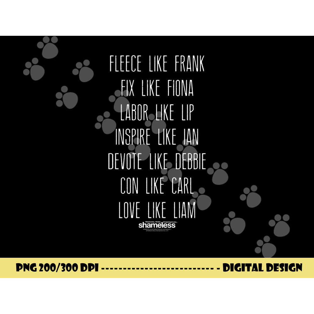 Shameless Family Fued Longsleeve T Shirt Long Sleeve png, sublimation .jpg