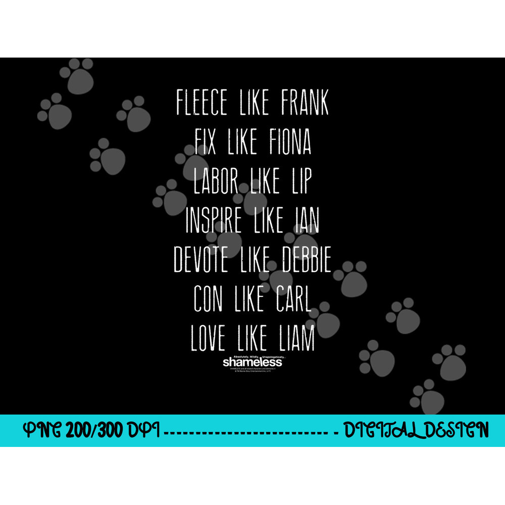 Shameless Family Fued Longsleeve T Shirt Long Sleeve png, sublimation .jpg