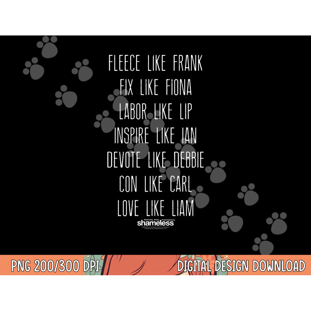 Shameless Family Fued Longsleeve T Shirt Long Sleeve png, sublimation .jpg