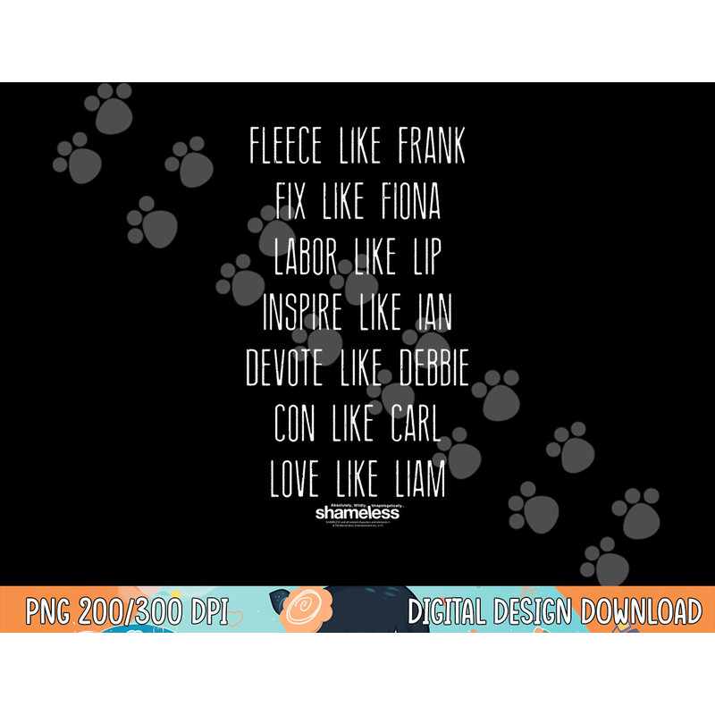 Shameless Family Fued Longsleeve T Shirt Long Sleeve png, sublimation .jpg