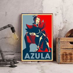 anime poster, avatar the last airbender poster, wall art, wall decor, prints, home decor, avatar's quest begins wall art