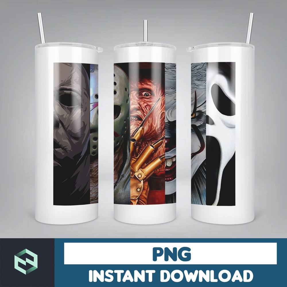 Horror Tumbler Wraps for 20 oz Sublimation Tumbler, sublimation tumbler designs download, Halloween tumbler (1).jpg