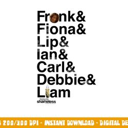 shameless family longsleeve t shirt long sleeve png, sublimation