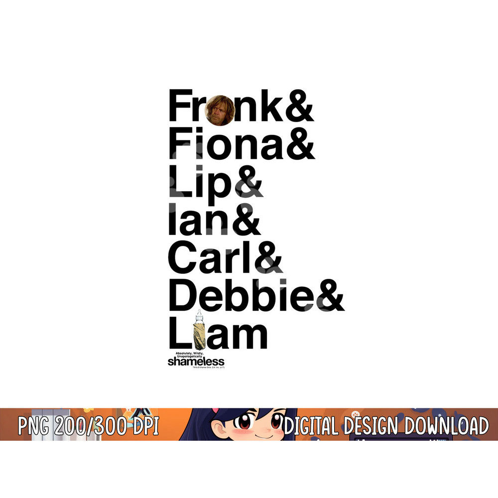 Shameless Family Longsleeve T Shirt Long Sleeve png, sublimation .jpg