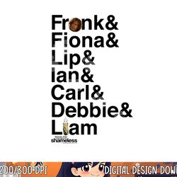 shameless family longsleeve t shirt long sleeve  png, sublimation