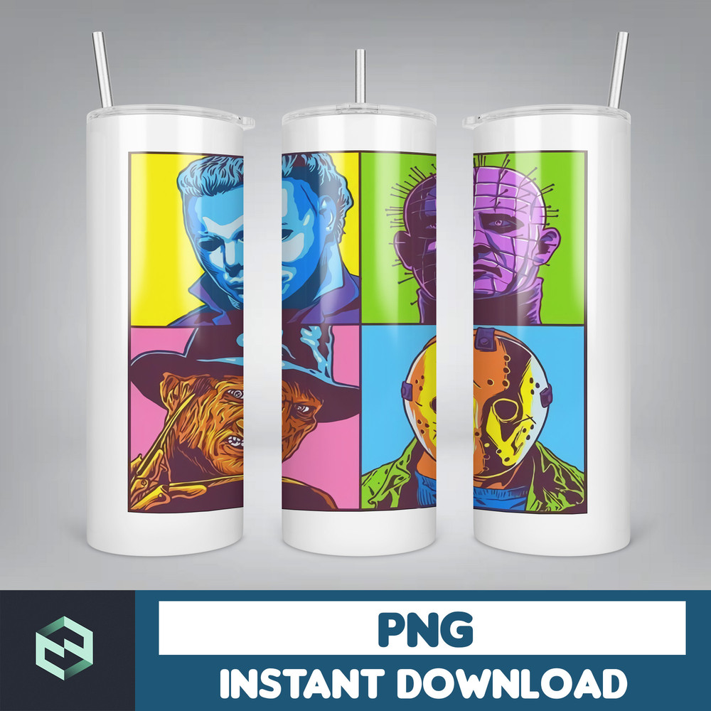 Horror Tumbler Wraps for 20 oz Sublimation Tumbler, sublimation tumbler designs download, Halloween tumbler (18).jpg