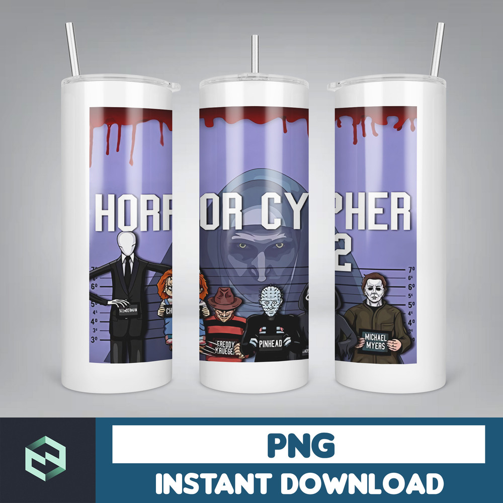 Horror Tumbler Wraps for 20 oz Sublimation Tumbler, sublimation tumbler designs download, Halloween tumbler (25).jpg