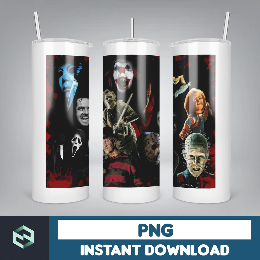 Horror Tumbler Wraps for 20 oz Sublimation Tumbler, sublimation tumbler designs download, Halloween tumbler (29).jpg