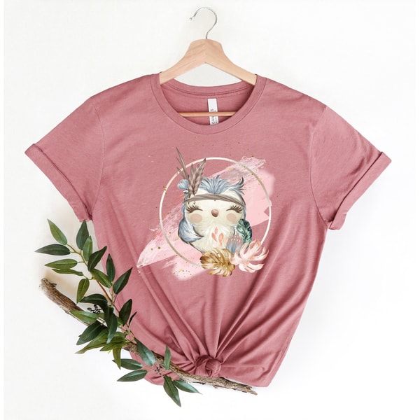 Cute Owl ShirtShirts for Girls Animal Lover Shirt Owl T-Shirt Gift for Animal Lovers Owl Gift Shirts for Women - 1.jpg