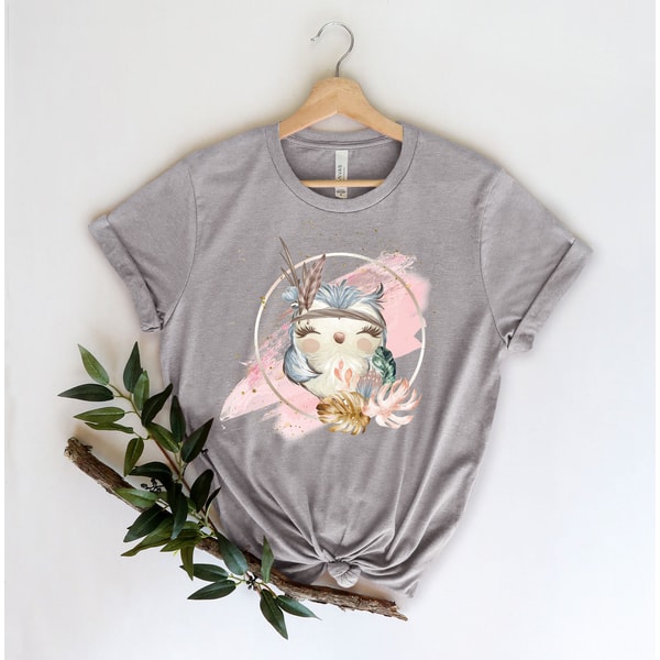 Cute Owl ShirtShirts for Girls Animal Lover Shirt Owl T-Shirt Gift for Animal Lovers Owl Gift Shirts for Women - 2.jpg