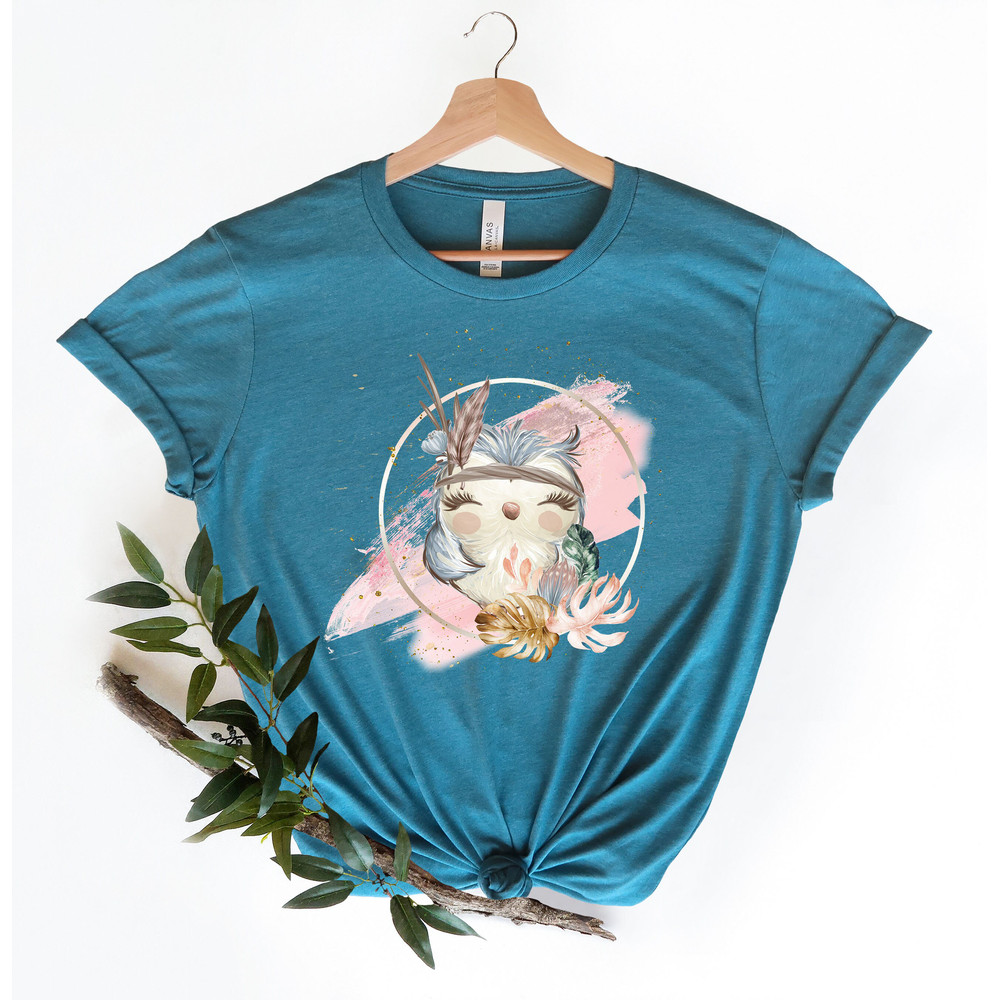 Cute Owl ShirtShirts for Girls Animal Lover Shirt Owl T-Shirt Gift for Animal Lovers Owl Gift Shirts for Women - 3.jpg