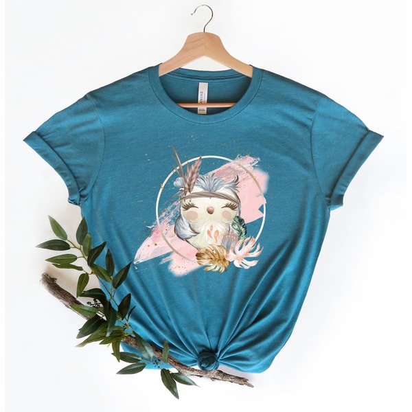 Cute Owl ShirtShirts for Girls Animal Lover Shirt Owl T-Shirt Gift for Animal Lovers Owl Gift Shirts for Women - 3.jpg