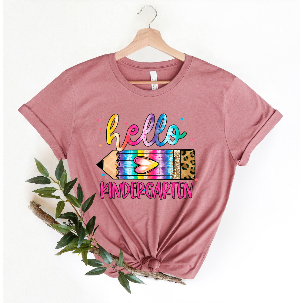 Hello Kindergarten Shirt, First Day of School Shirt, First Day of Kindergarten Shirt, Back to School Shirt for Toddler, Pre K, Preschool, - 2.jpg