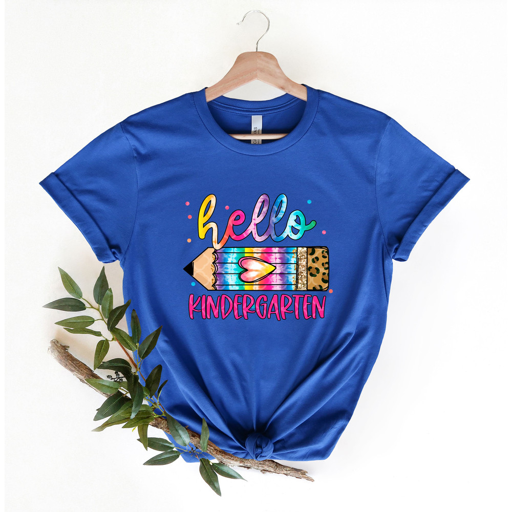 Hello Kindergarten Shirt, First Day of School Shirt, First Day of Kindergarten Shirt, Back to School Shirt for Toddler, Pre K, Preschool, - 3.jpg