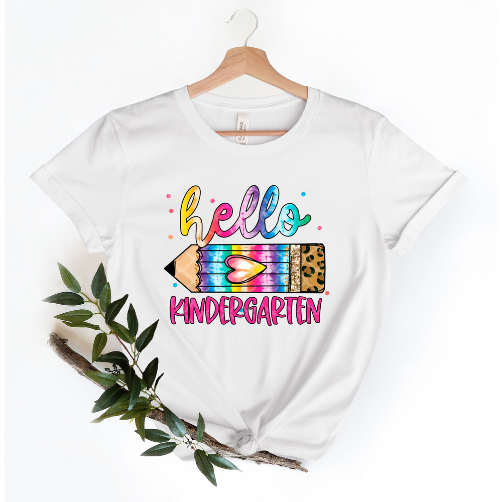 Hello Kindergarten Shirt, First Day of School Shirt, First Day of Kindergarten Shirt, Back to School Shirt for Toddler, Pre K, Preschool, - 4.jpg