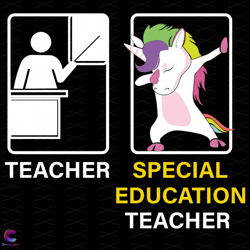 teacher special education teacher svg, school svg, trending svg, unicorn svg, te