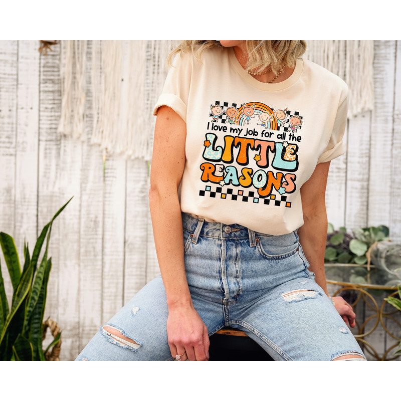 I Love My Job for All the Little Reasons Shirt, Teacher Love Outfit, Teacher Gift, Science T-Shirt, Teacher School, School Counselor - 1.jpg