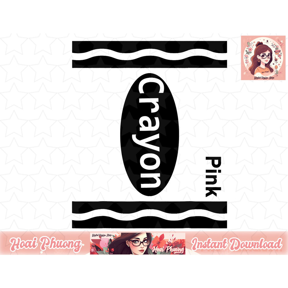 Pink-Crayon Halloween-Costumes 2021 Kids Boys Girls Women png, instant download.jpg